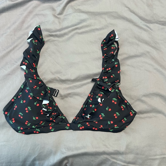 Cherry Print Bikini Top - Picture 4 of 5